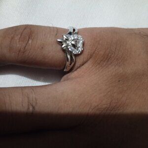 Starburst Heart Ring